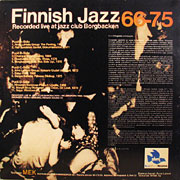 V.A. / Finnish Jazz 66-75 Recorded Live At Jazz Club Borgbacken